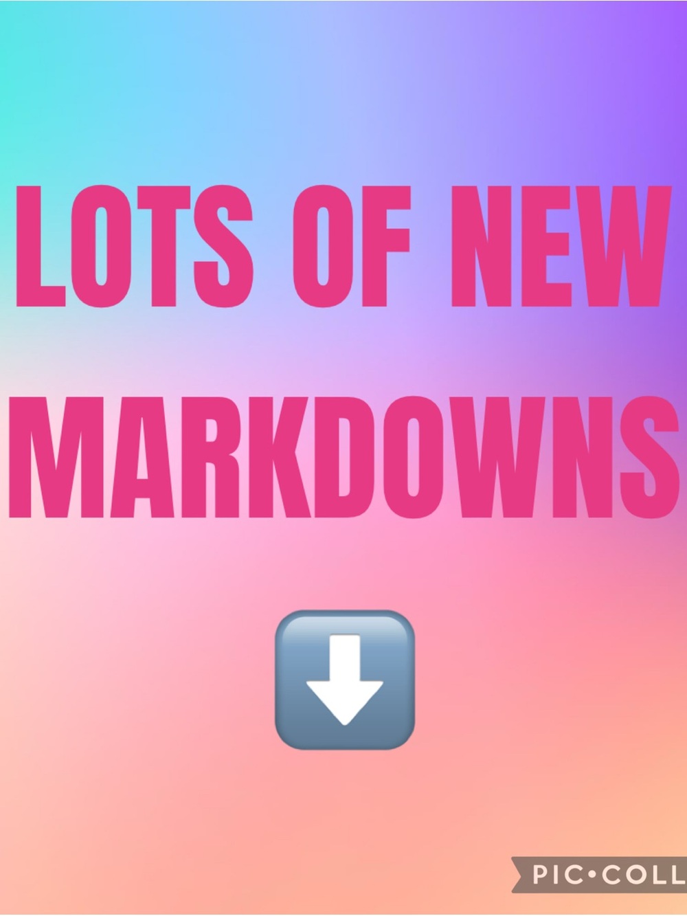 ⬇️NEW MARKDOWNS ⬇️